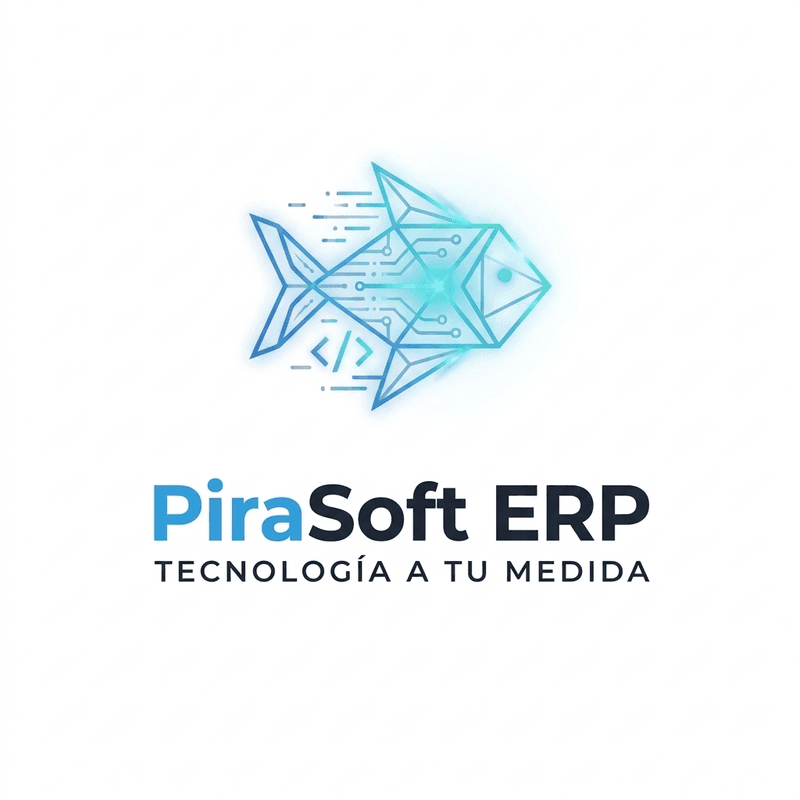 Logo de PiraSoft ERP: tecnología a tu medida